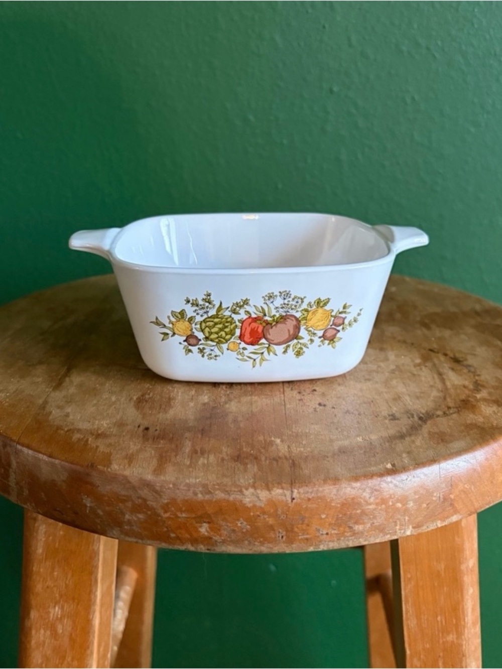 Vintage Spice of Life Corningware 2 3/4 cup baking dish